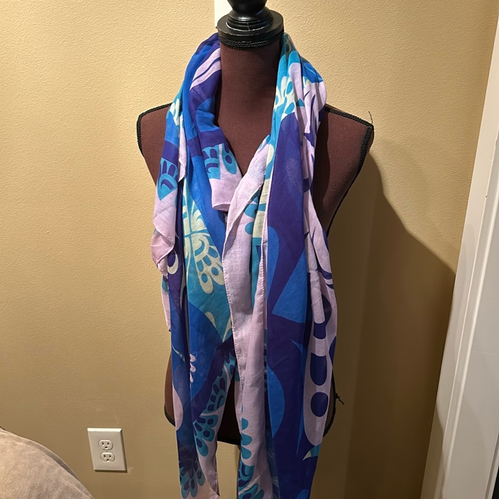 Bamboo Native Northwest scarf hummingbird